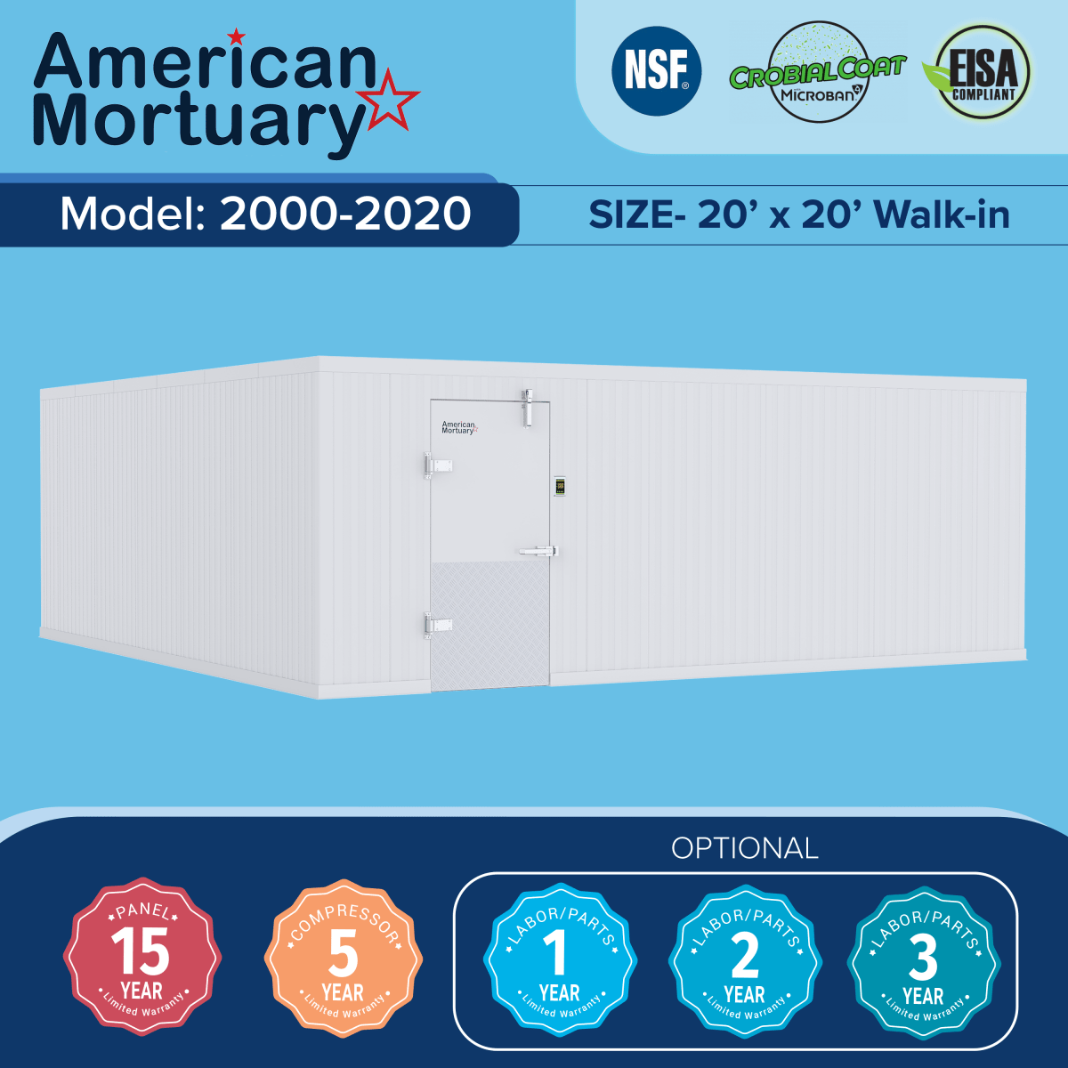 Store It Cold CoolBot alternative American Mortuary Coolers box only