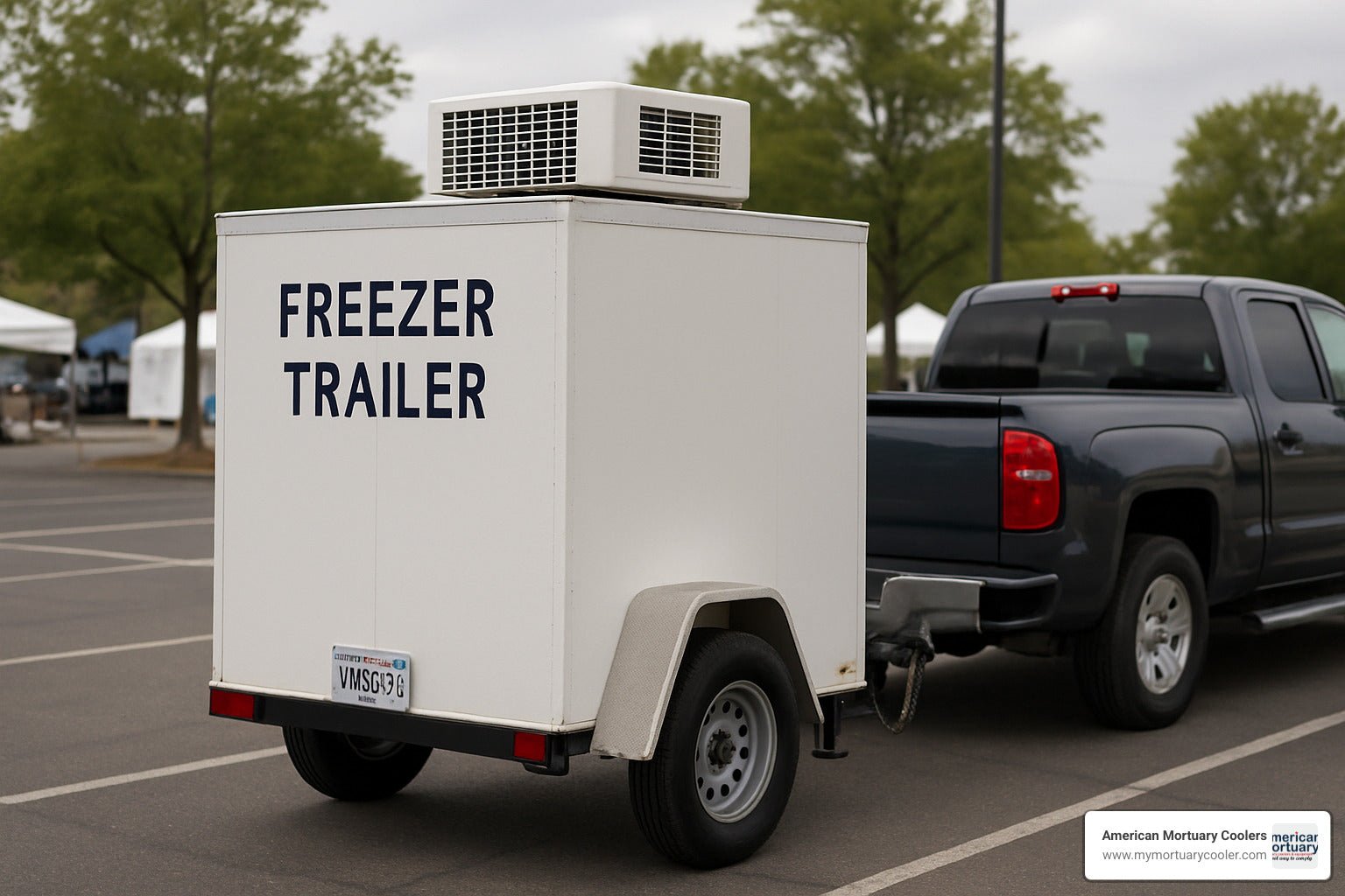 Everything You Need to Know About Pull Behind Freezer Trailers - American Mortuary Coolers & Equipments