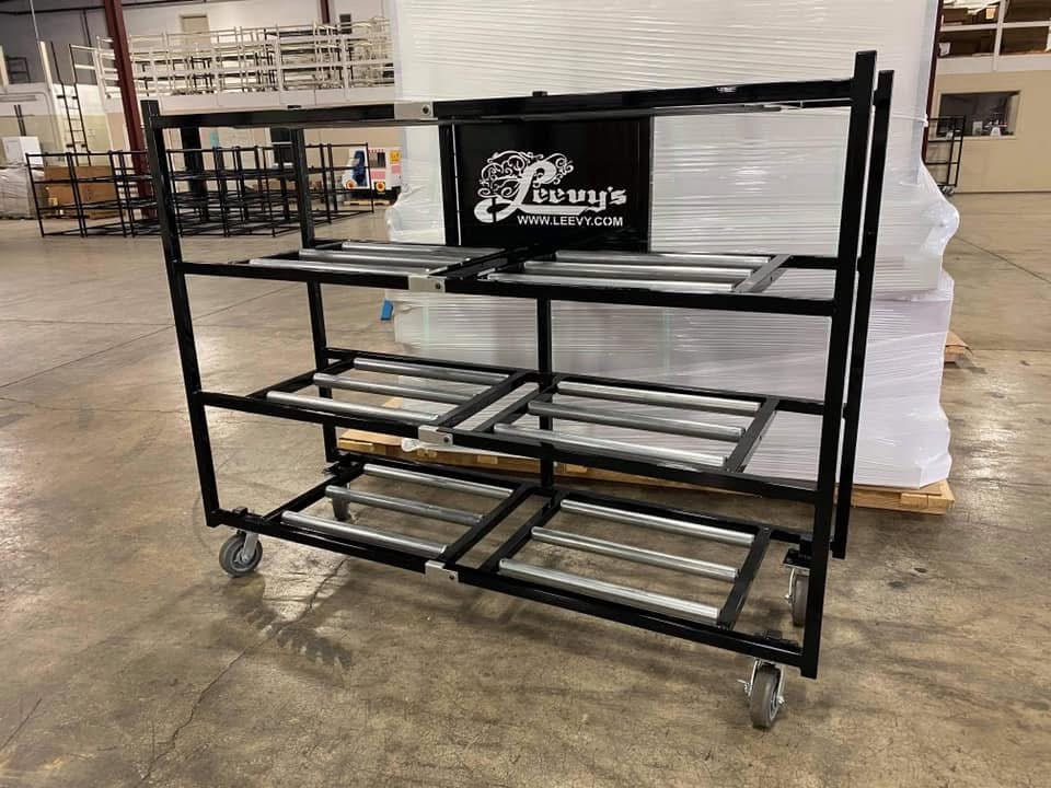 4 - Tier Side Loading Mortuary Rack - Model 2000 - 4TEL - American Mortuary Coolers & Equipments