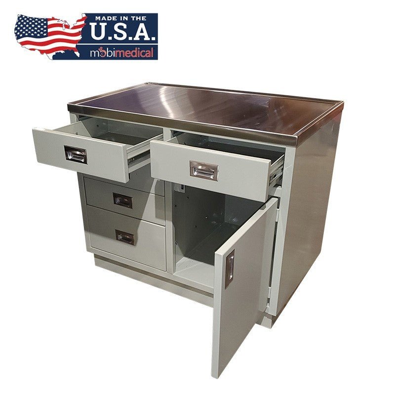 Budget - Friendly Stainless Veterinary Exam Table - Mode 1400 - EVT - American Mortuary Coolers & Equipments