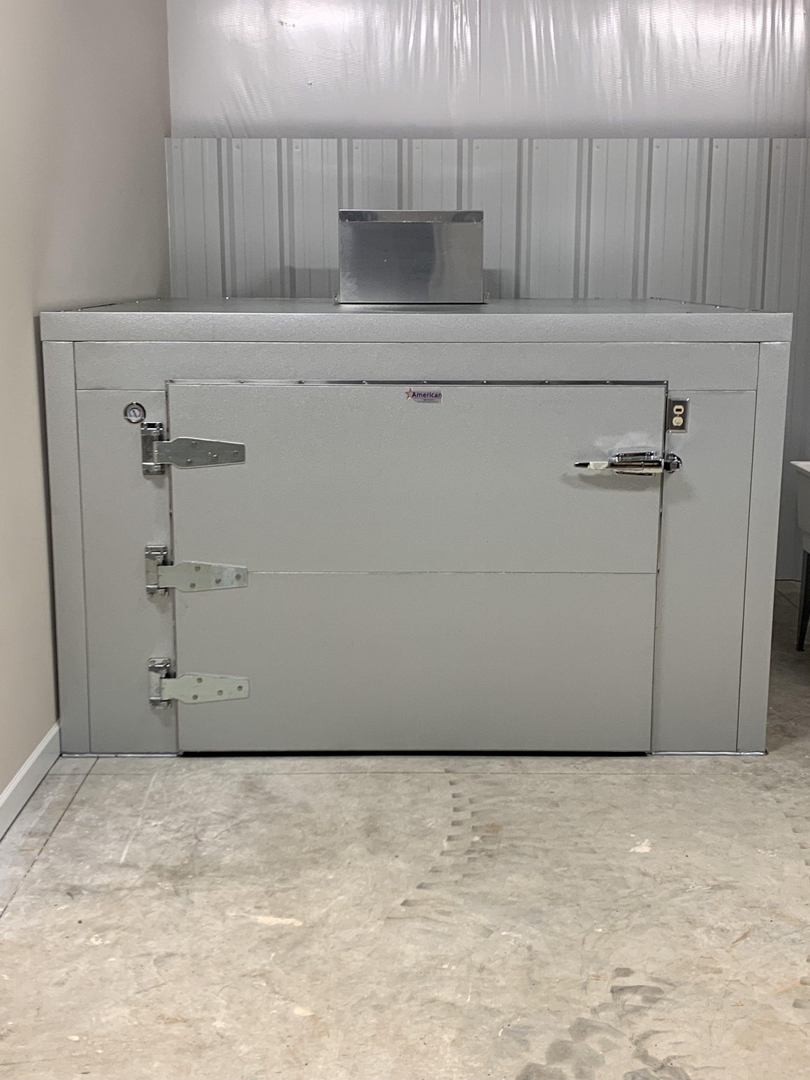 Triple Cot Roll-In Mortuary Cooler | AMC TR3 | American-Made Body Storage