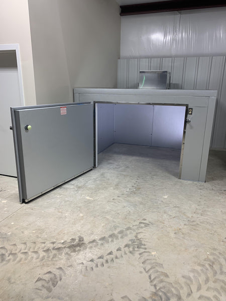 Triple Cot Roll-In Mortuary Cooler | AMC TR3 | American-Made Body Storage