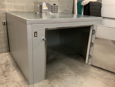 Triple Cot Roll-In Mortuary Cooler | AMC TR3 | American-Made Body Storage