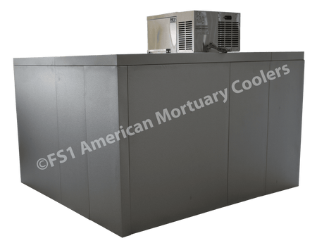Triple Cot Roll-In Mortuary Cooler | AMC TR3 | American-Made Body Storage