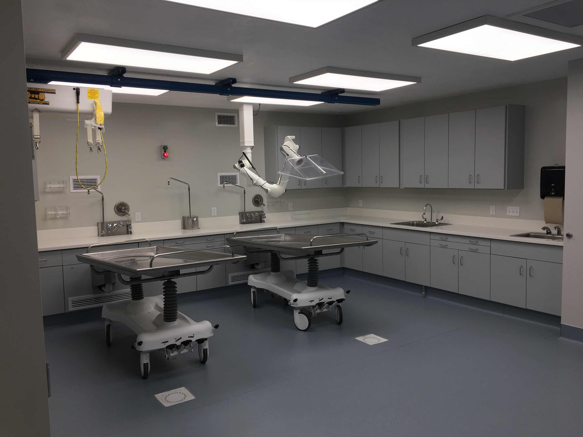 Affordable 2-Pack Hydraulic Embalming Tables | Package Price Savings